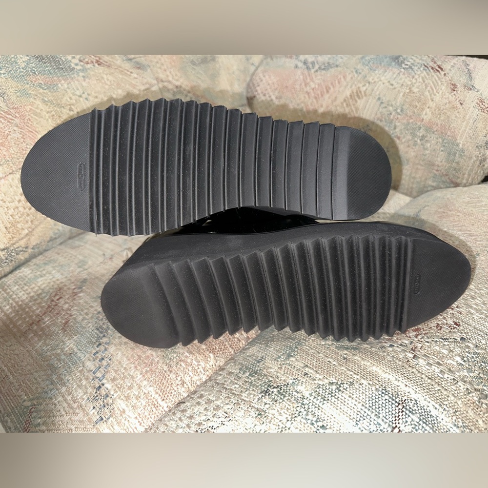 Authentic Leather Platform Italian Openclosedshoes - image 6